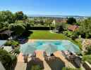 Artment house with pool and panoramic view towards the Lake at Balatonfüred